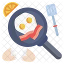 Eieromelette Becon  Symbol