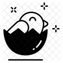 Eier Schlupfen Kuken Huhn Icon