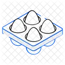 Eier Tablett  Symbol