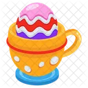 Eierbecher Becher Deko Ei Symbol