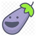 Ei Aubergine Gemuse Symbol