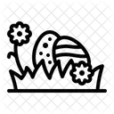 Eiersuche Osterei Deko Ei Symbol