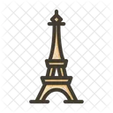 Tower Paris Landmark 아이콘