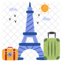 Eiffel Tower Building Landmark Icon