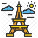 Eiffel Tower Paris France Icon