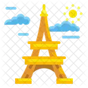 Eiffel Tower Paris France Icon