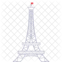 Eiffel Tower Monuments Landmark Icon