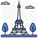 Eiffel Tower Building Landmark Icon