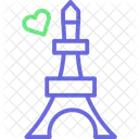 Eiffel Tower Eiffel Tower And Heart Heart With Eiffel Tower Icon