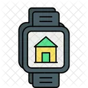 Immobilien-Smartwatch  Symbol