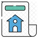 Eigentumsurkunde Eigentumsdokument Immobilienpapier Symbol