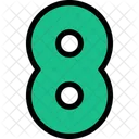 8 Number Numbers Icon
