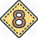 Eight Octagonal Octennial Icon