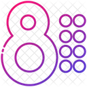 Eight Alphabet Shape And Symbol Icon