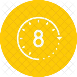 Eight hours  Icon