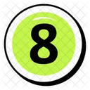 Eight Number  Icon