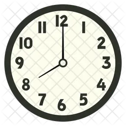 Eight o'clock  Icon