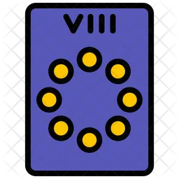 Eight of pentacles  Icon