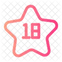 Eighteen Number Shapes And Symbols Icon