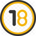 Eighteen Count Counting Icon