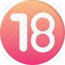 Eighteen Count Counting Icon