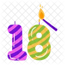 Eighteen candles  Icon