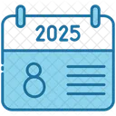 Eighth Calendar Time Icon