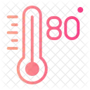 Eighty Celsius Temperature Icon