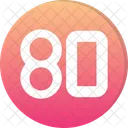 Eighty Count Counting Icon