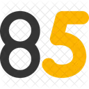 Eighty five  Symbol