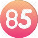 Eighty Five Count Counting Icon