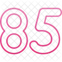 Eighty Five Count Counting Icon