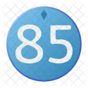 Eighty Five Coin Crystal Icon