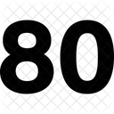 Eighty Icon