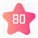 Eighty Shapes And Symbols Numeric Icon