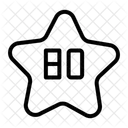 Eighty Shapes And Symbols Numeric Icon