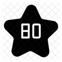 Eighty Shapes And Symbols Numeric Icon