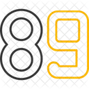 Eighty nine  Icon