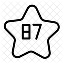Eighty Seven Shapes And Symbols Numeric Icon