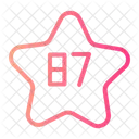 Eighty Seven Shapes And Symbols Numeric Icon