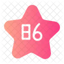 Eighty Six Shapes And Symbols Numeric Icon
