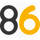 Eighty six  Symbol