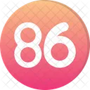 Eighty Six Count Counting Icon