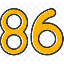 Eighty Six Count Counting Icon