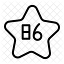 Eighty Six Shapes And Symbols Numeric Icon