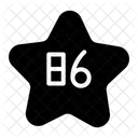 Eighty Six Shapes And Symbols Numeric Icon