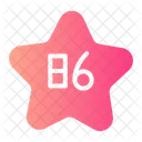 Eighty Six Shapes And Symbols Numeric Icon