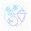 80 20 Rule Pareto 80 20 Icon