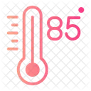 Eightyfive Celsius Temperature Icon