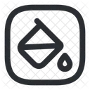 Eimer-Quadrat  Symbol